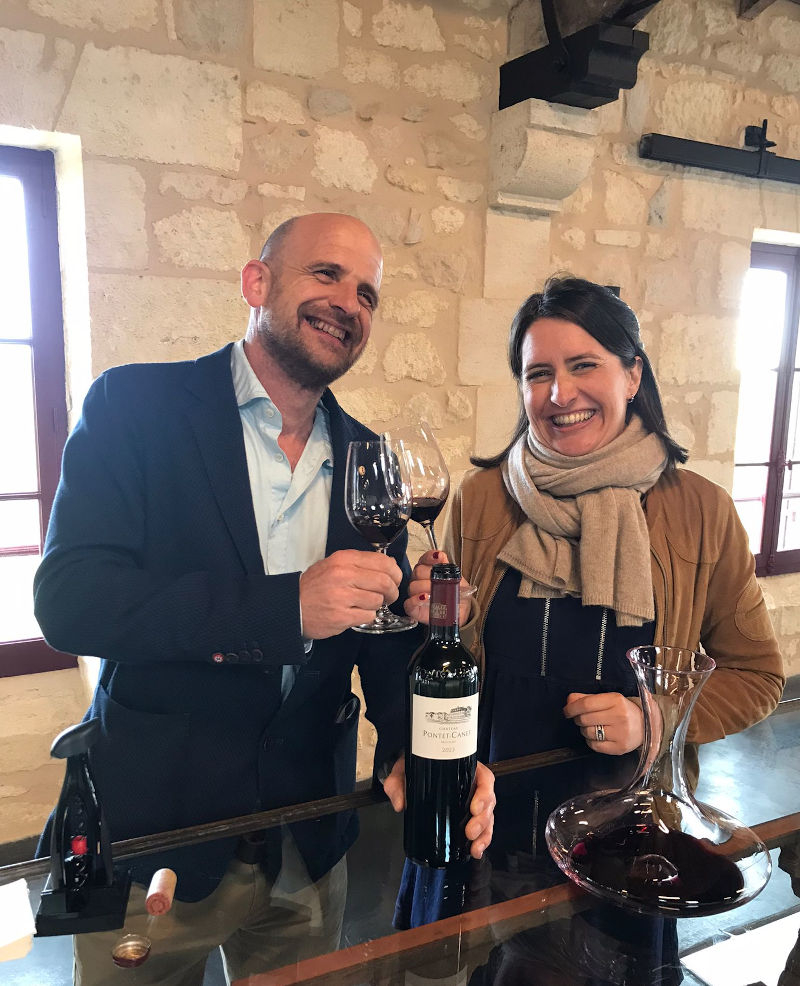 Axel Buess besucht Chateau Pontet Canet